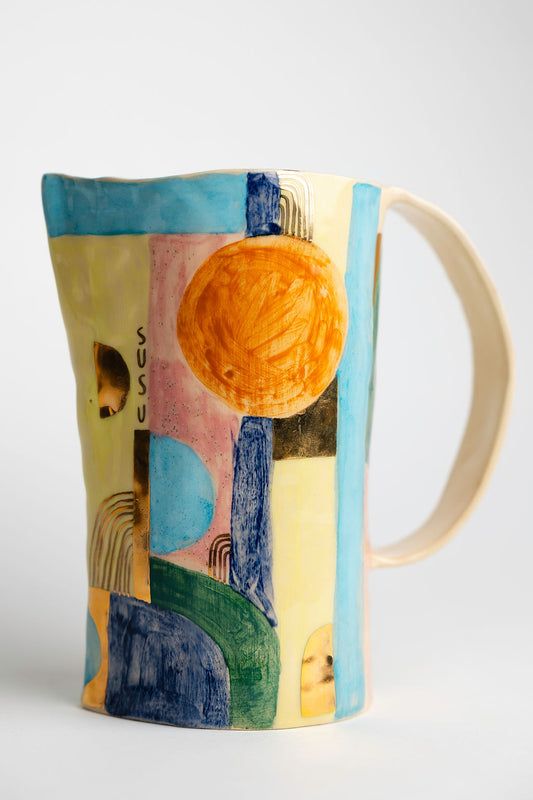 colorful vase