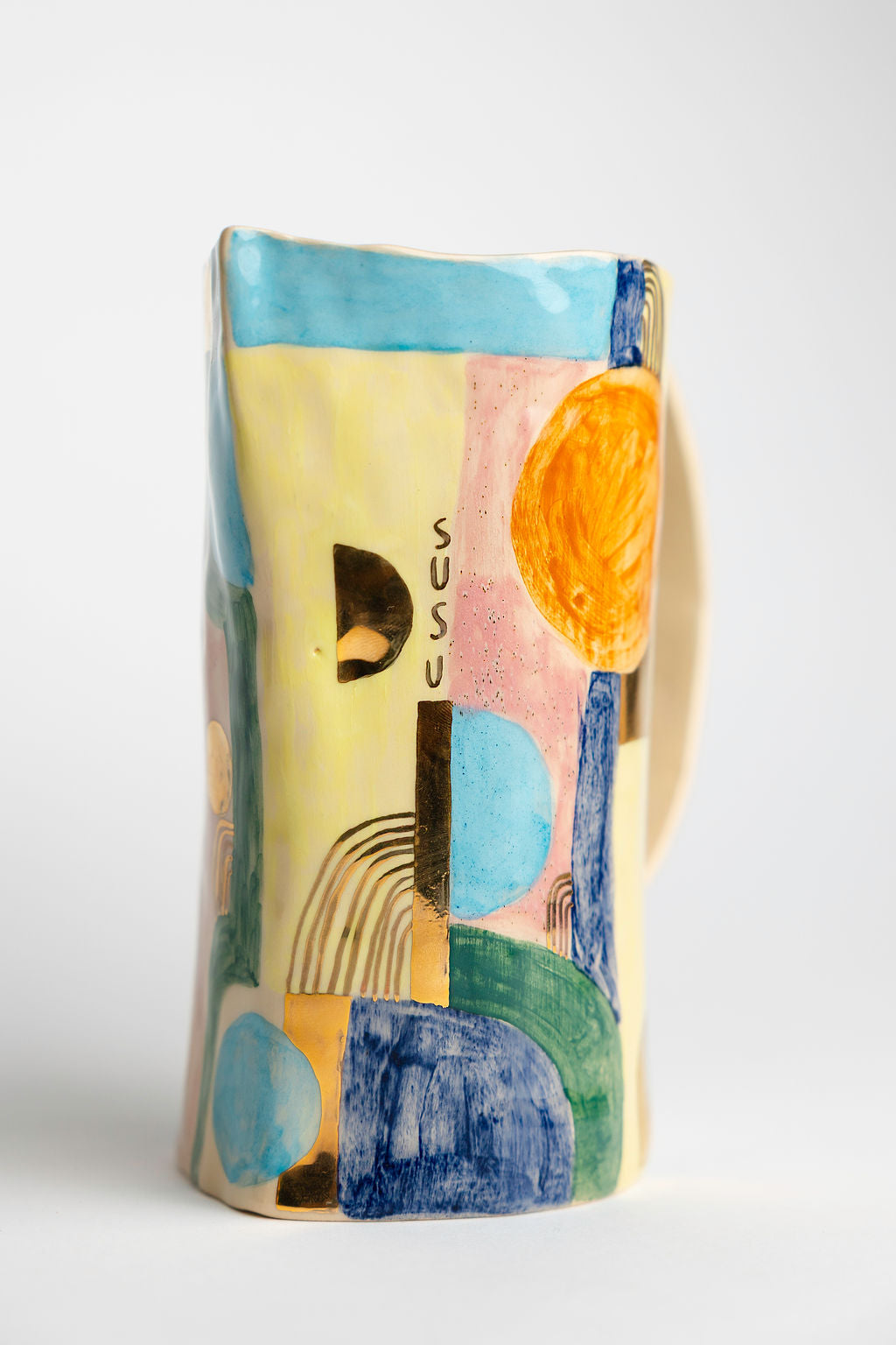 colorful vase