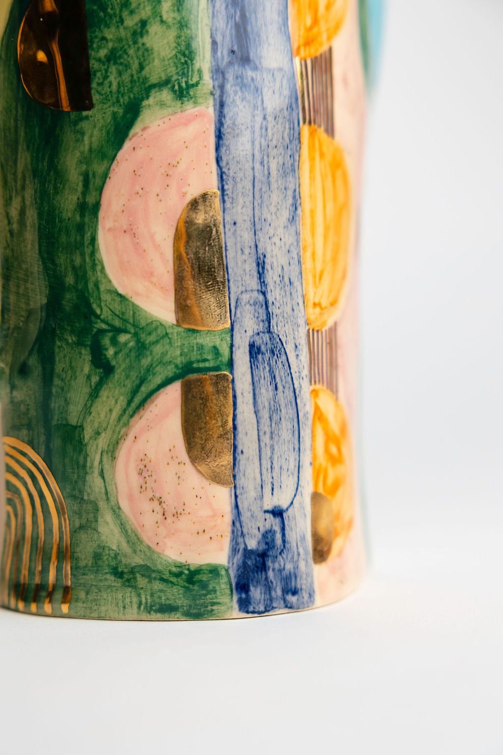 colorful vase