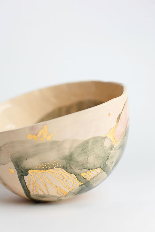 golden sunset bowl